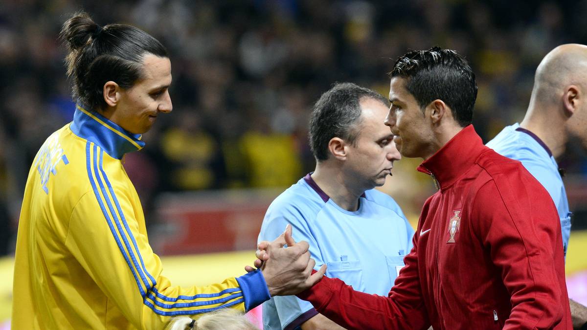 Am Mittwoch kommt es in der Champions League zum Duell der Giganten: Zlatan Ibrahimovic (l.) trifft mit Paris St. Germain auf Cristiano Ronaldo (r.) und Real Madrid. SPORT1 zieht einen etwas anderen Vergleich der beiden Superstars