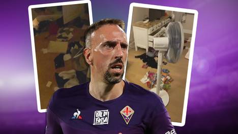 Franck Ribery hatte kein gutes Wochenende: Der Franzose wurde zuerst verletzt ausgewechselt, dann erwartete ihn zu Hause ein Schock. 