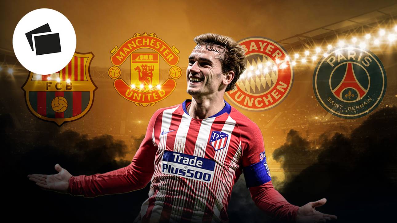 Die Optionen für Antoine Griezmann