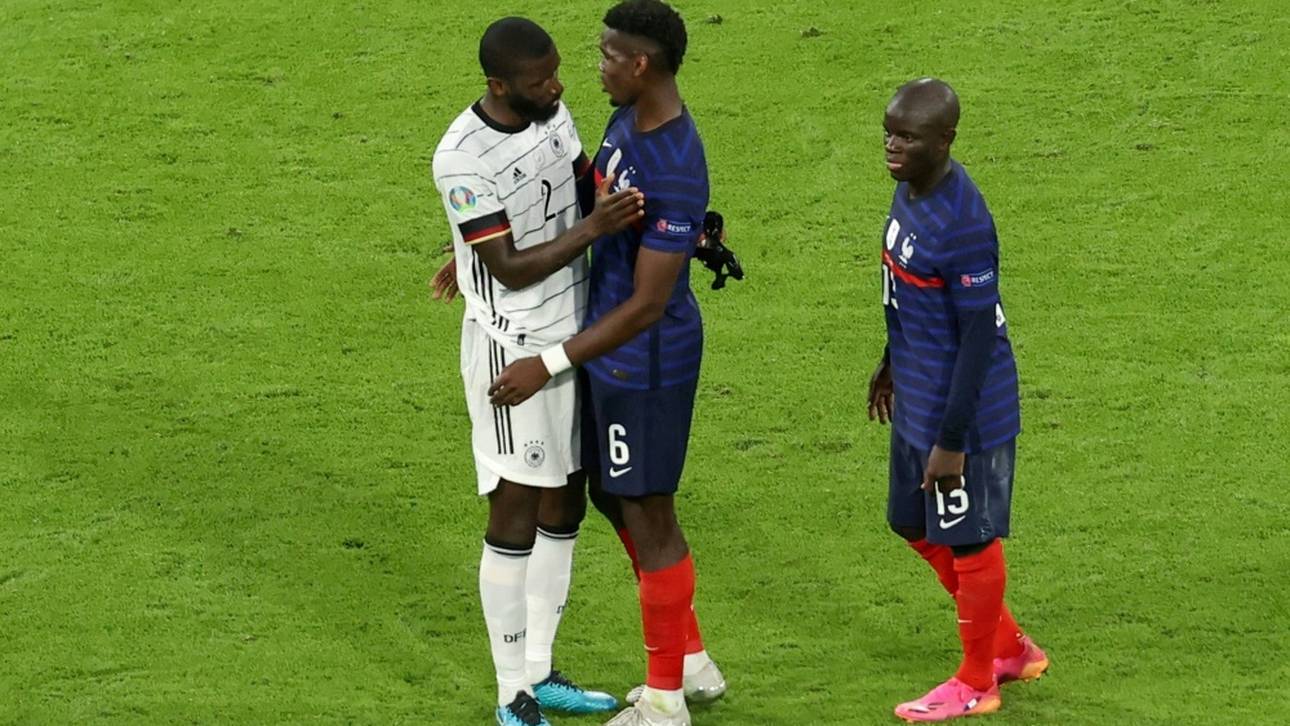 Nach Knabber-Angriff: Rüdiger und Pogba wieder „Freunde“