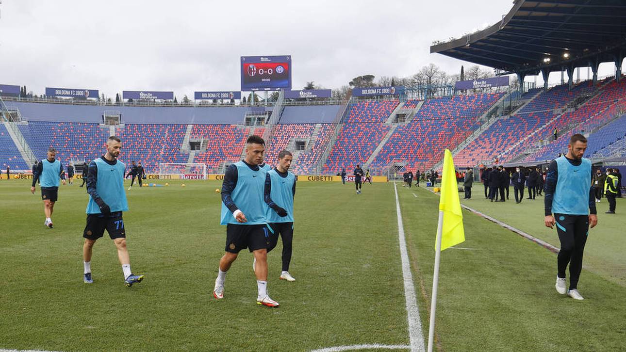 Skurril: Inter wärmt sich auf, Gegner fehlt