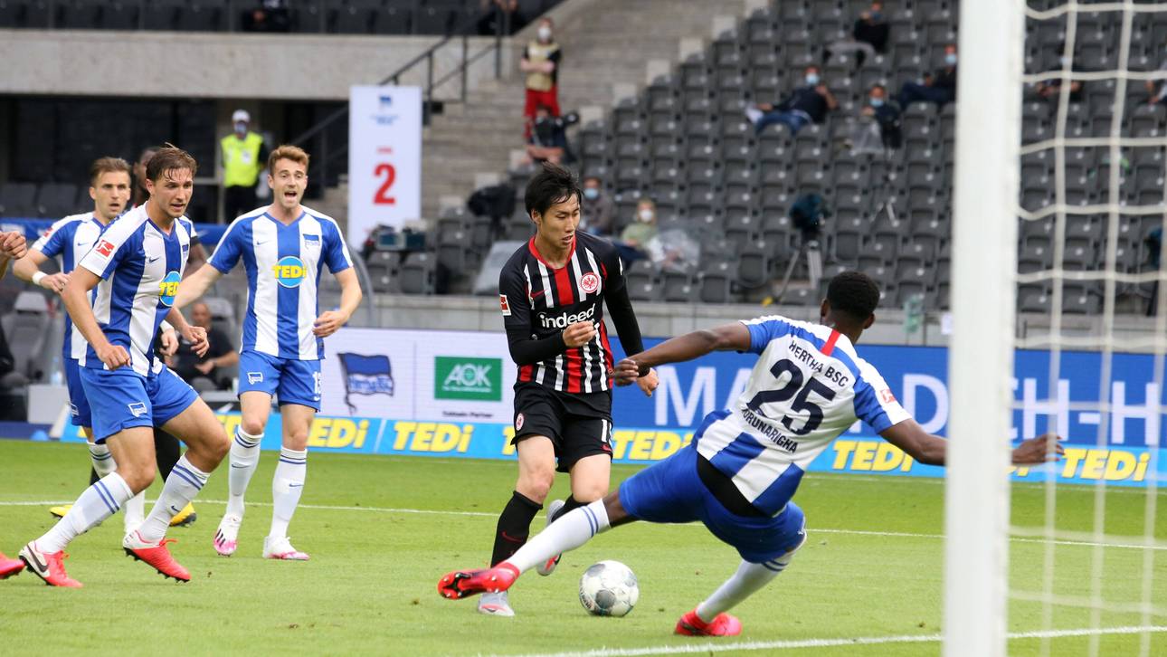 Daichi Kamada bereitete mit einem Solo André Silvas erstes Tor vor