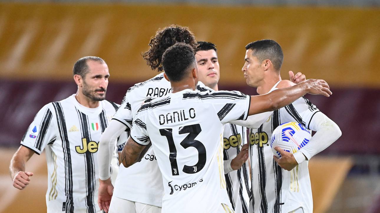 Ronaldo rettet Juve Remis in Rom