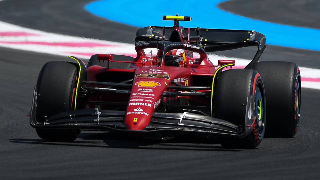 Ferrari gibt in Frankreich Tempo vor