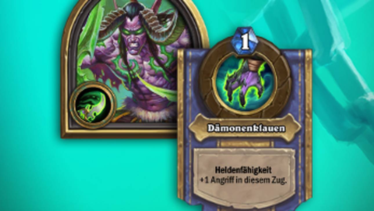 Illidan Sturmgrimm verkörpert die neue Klasse bei Hearthstone: den Dämonenjäger