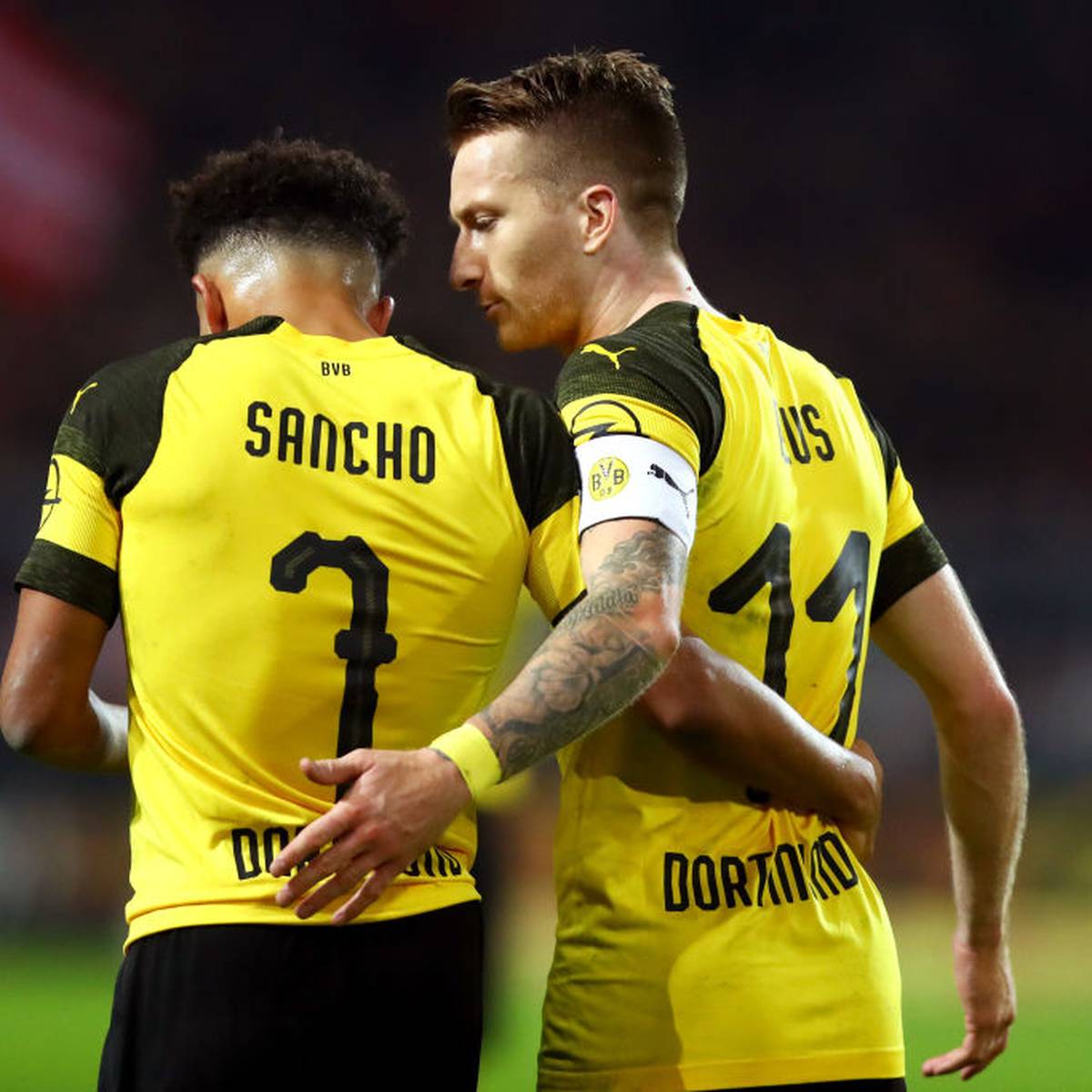 Bundesliga: Jadon Sancho von Borussia Dortmund über Reus, Konkurrenz