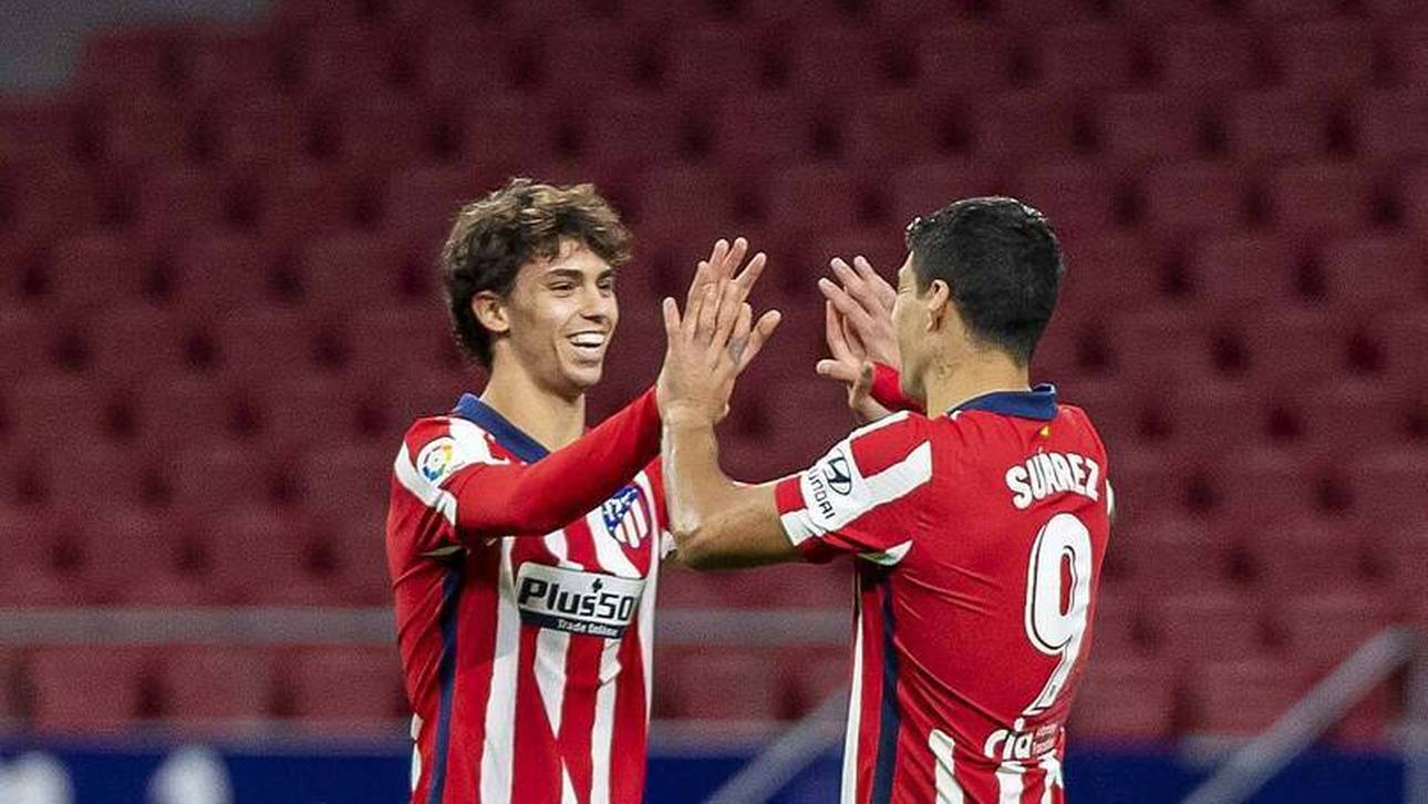Luis Suárez (r.) und Joao Félix bilden bei Atlético das gefährlichste Sturmduo der Liga