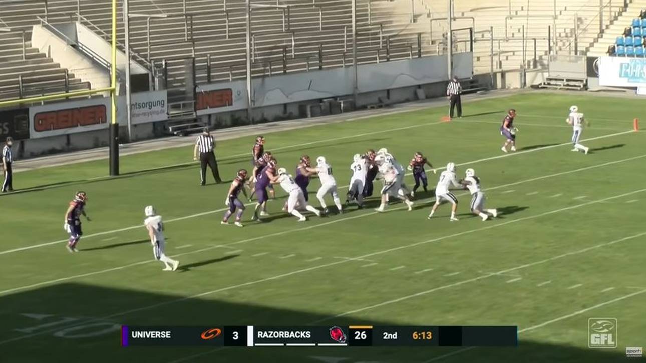 Razorbacks-Gala mit Nick-Foles-Trickplay