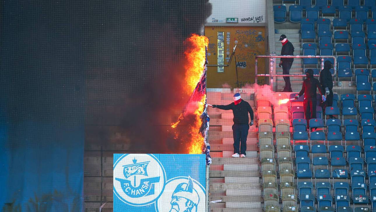 Feuer überschattet HSV-Freude