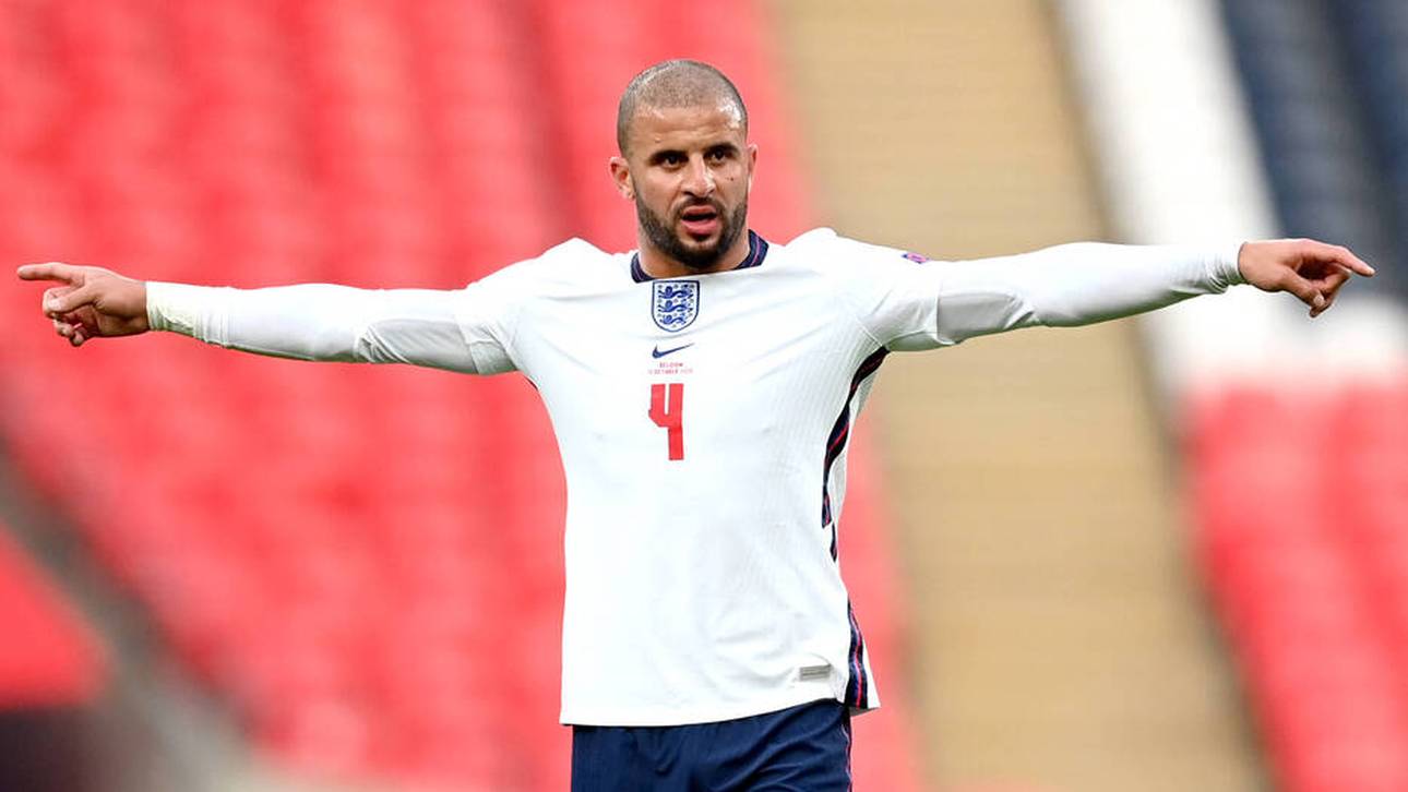 Kyle Walker im Trikot der englischen Nationalmannschaft