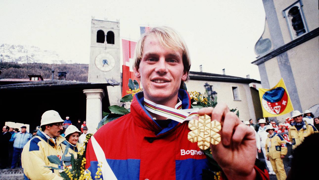 Markus Wasmeier gewann 1985 in Bormio WM-Gold in Riesenslalom