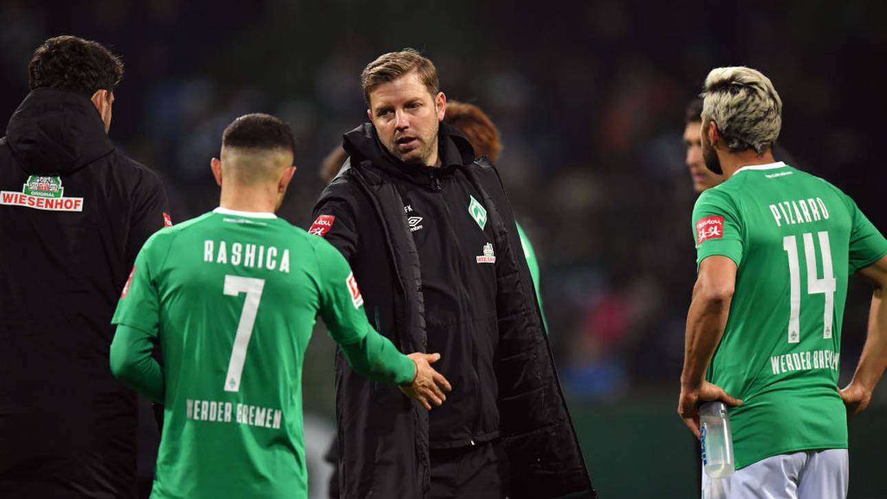 Milot Rashica (l.) ist derzeit keine große Hilfe für Cheftrainer Florian Kohfeldt