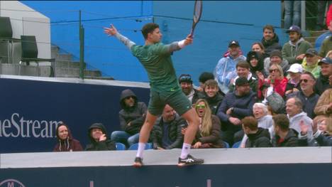 Das deutsche Erfolgsduo Kevin Krawietz/Andreas Mies hat beim ATP-Turnier in München seinen zweiten Titel innerhalb einer Woche gewonnen. Gegner David Vega Hernández glänzte dafür mit einer Tanzeinlage.