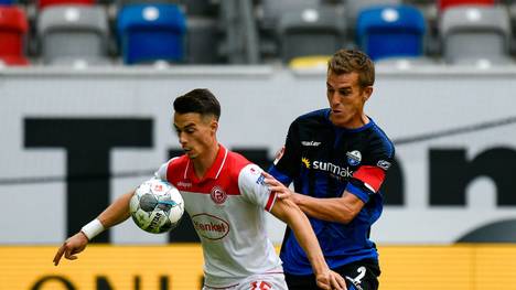 Fortuna Düsseldorf traf gegen Paderborn viermal Aluminium