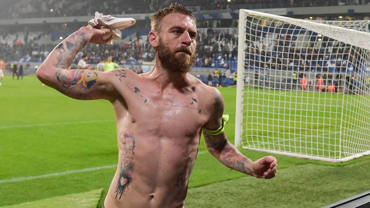 Daniele de Rossi - der Mittelfeldspieler vom AS Rom ist einer der erfahrensten Spieler. Ein Heißsporn, aber immens wichtig