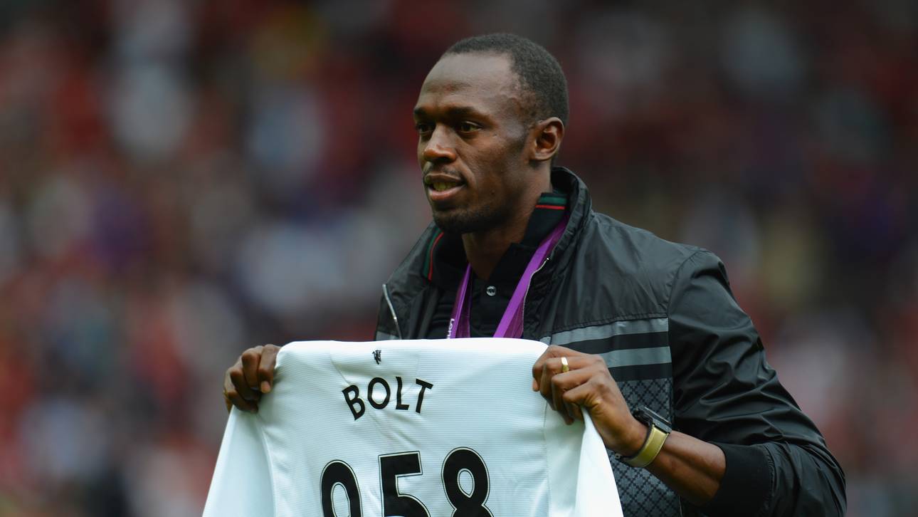Bolt bald im Trikot der Red Devils