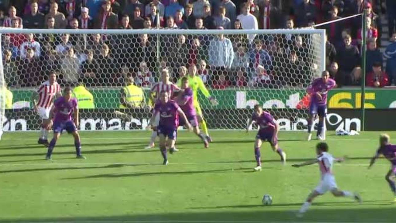 Video: Stoke siegt dank Wales-Held