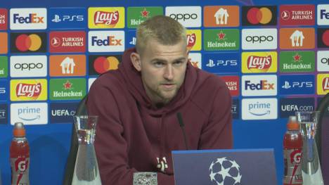 Matthijs de Ligt zählte in dieser Saison auch aufgrund von Verletzungen nicht wirklich zum Stammpersonal des FC Bayern. Vor dem Lazio-Spiel äußert er sich zu seiner Zukunft.