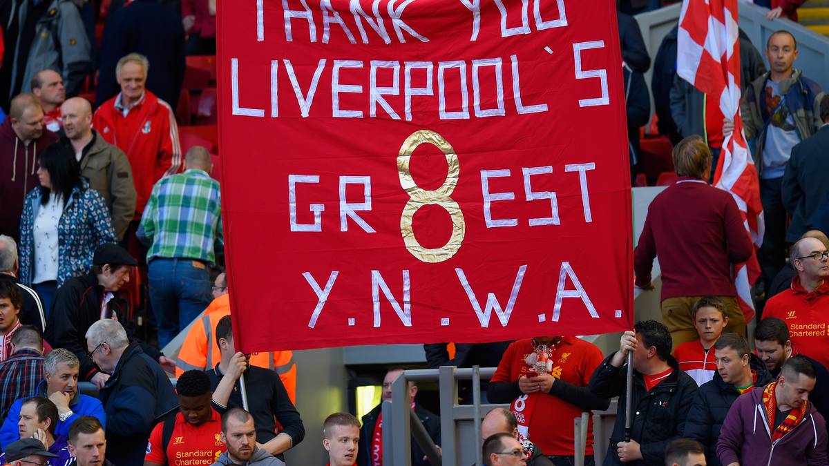 Ganz gleich, wohin man im Stadion scheit: Die Fans danken ihrem Idol