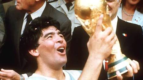 Diego Maradona wurde 1986 mit Argentinien Weltmeister