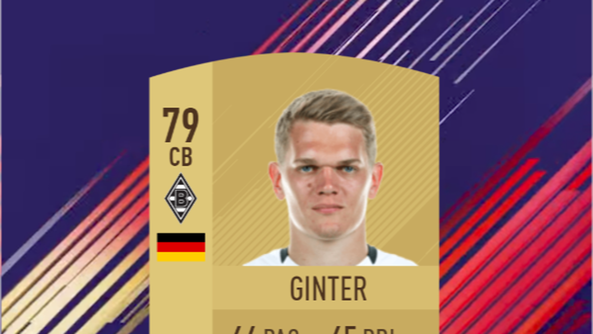 Matthias Ginter (Borussia Mönchengladbach): Bei FIFA leistungsmäßig hintendran. Trotzdem im DFB-Kader zunächst gesetzt