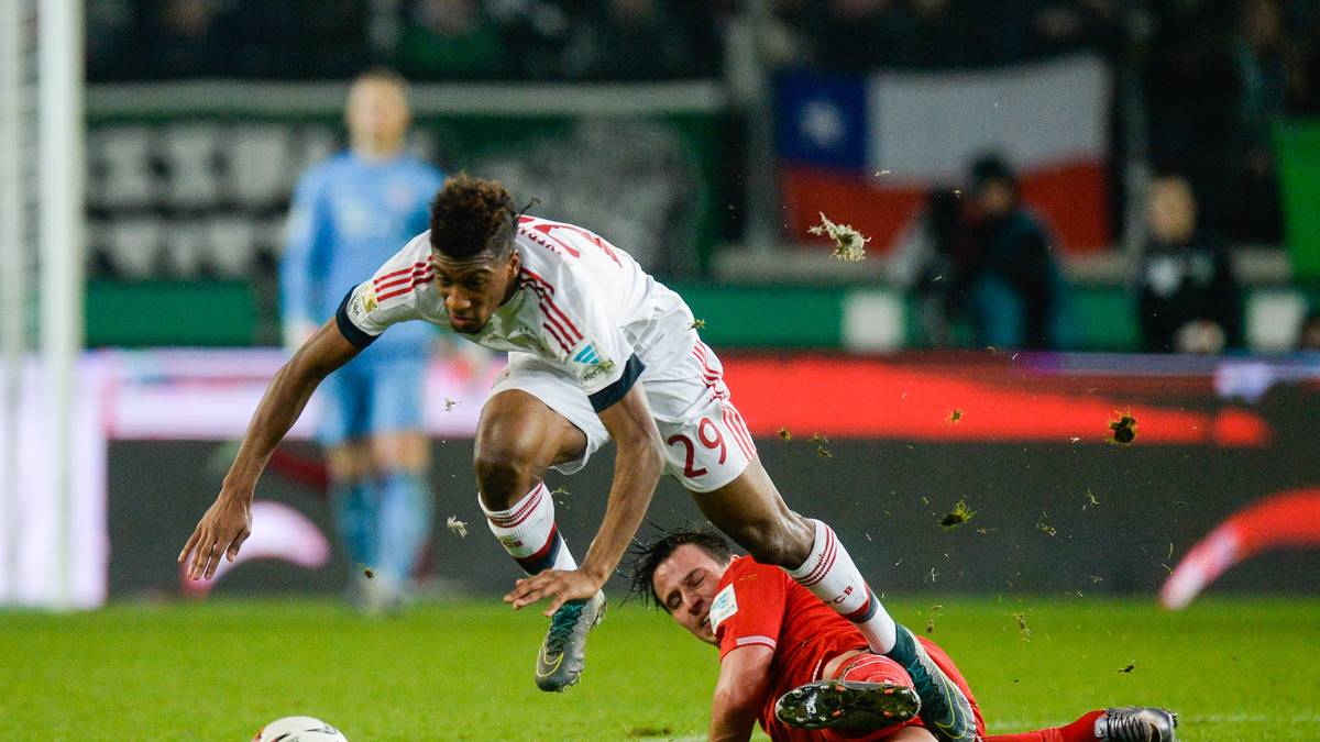 wie Teamkollege Kingsley Coman (l.)...