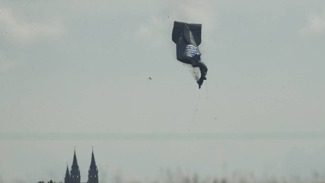 Zeppelin-Absturz bei den US Open