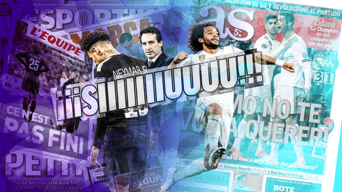 Real Madrid hat sich in einer spektakulären Partie nach Rückstand gegen Paris Saint-Germain durchgesetzt und hat nun eine ideale Ausgangsposition für das Rückspiel. SPORT1 zeigt die internationalen Pressestimmen