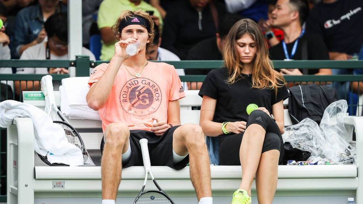 Olya Sharypova war in ihrer gemeinsamen Zeit ständige Begleiterin von Alexander Zverev auf der ATP-Tour