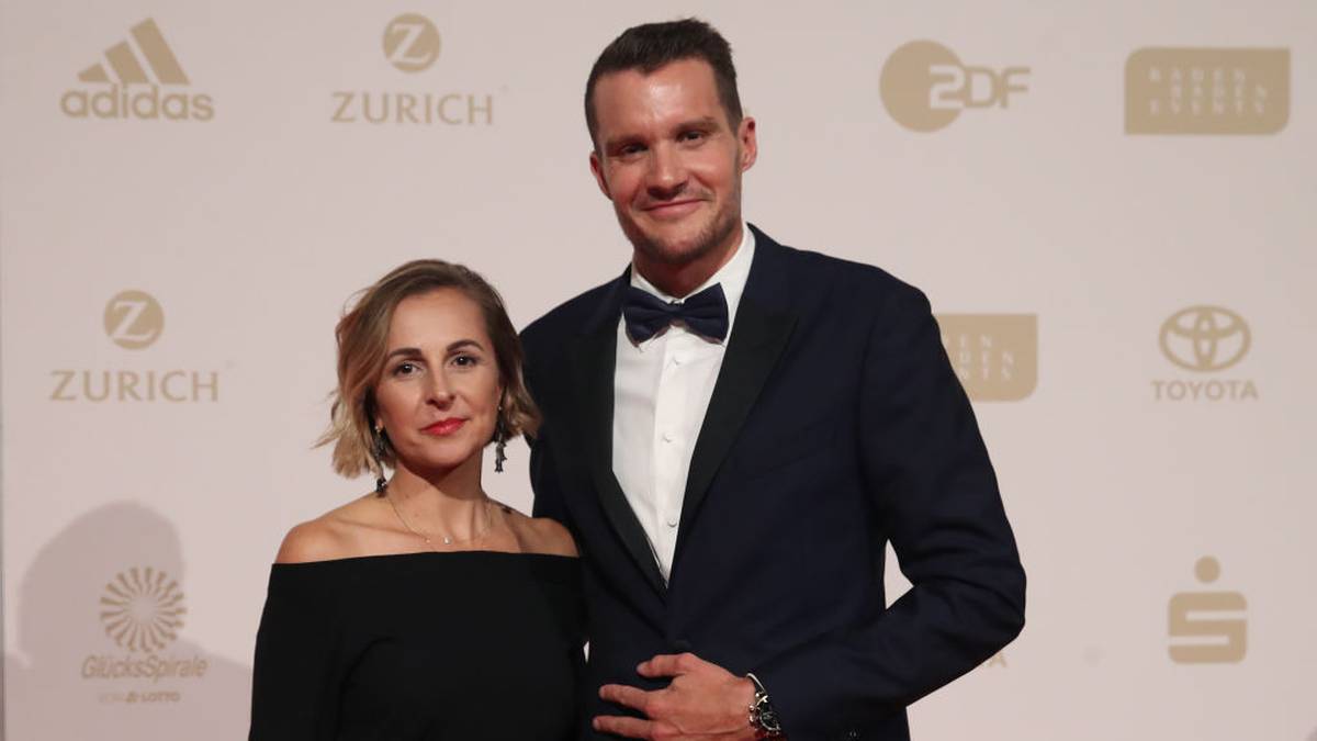 Auch der "Ironman" ist da! Jan Frodeno, Sieger beim Triathlon-Spektakel auf Hawaii 2019, hat seine Ehefrau Emma mitgebracht