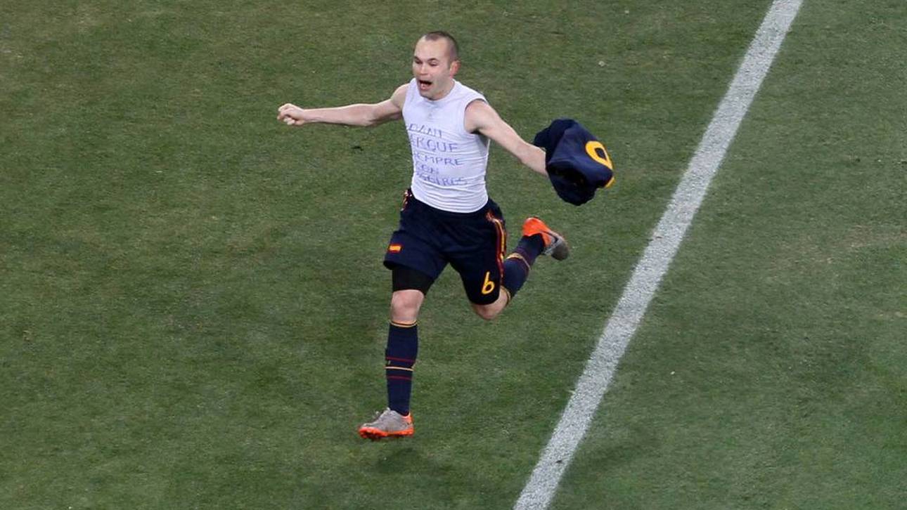 Andrés Iniesta schoss 2010 im WM-Finale das Siegtor für Spanien gegen die Niederlande