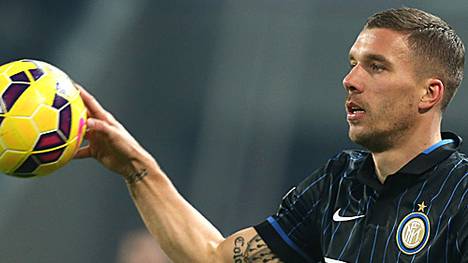 Lukas Podolski ist bis Saisonende an Inter Mailand ausgeliehen