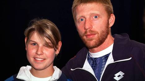 Anke Huber und Boris Becker gewannen 1995 zusammen den Hopman Cup