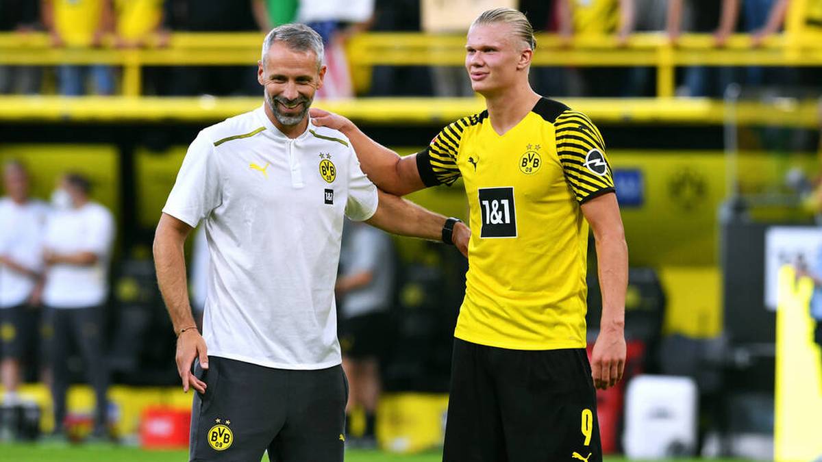 Dortmunds Erfolgsgaranten: Marco Rose und Erling Haaland
