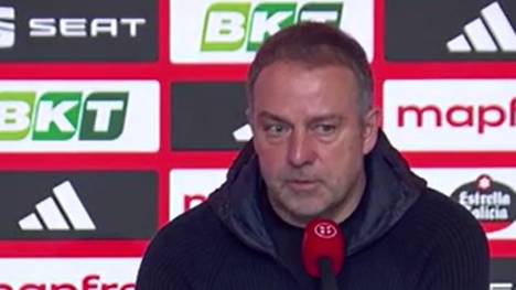 In nur einer Halbzeit kassiert Barca vier Tore gegen Atletico Madrid. Nach der 0:4-Klatsche im Pokal will Trainer Hansi Flick dennoch nicht aufgeben und wird für das Weiterkommen "kämpfen".