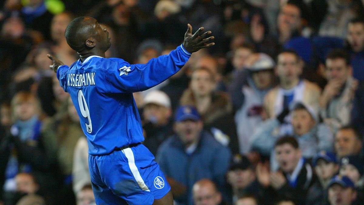 PLATZ 13 - JIMMY FLOYD HASSELBAINK (Niederlande): 127 Tore für Charlton Athletic, FC Middlesbrough, FC Chelsea und Leeds United