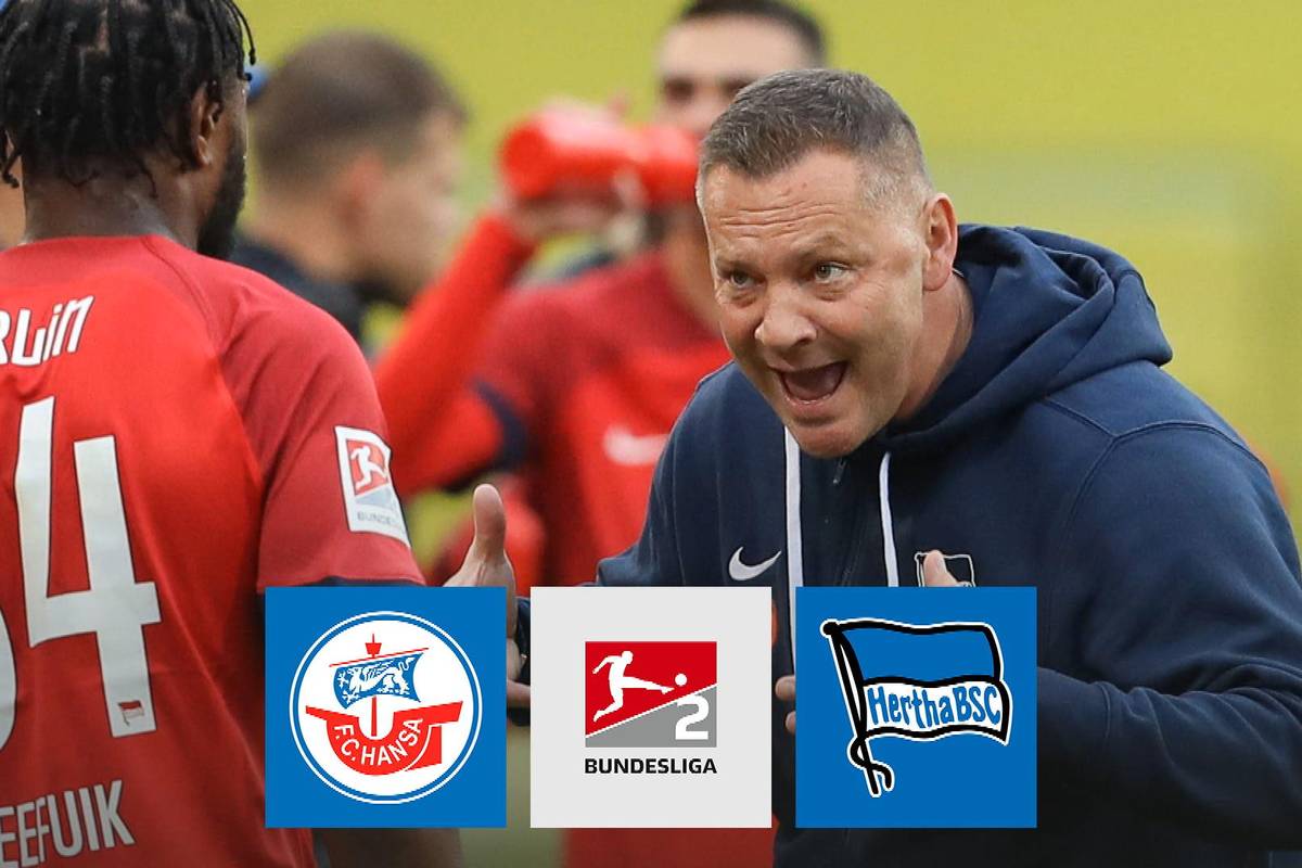 Hansa Rostock und Hertha BSC trennen sich torlos. Die Hauptstädter scheitern dabei zweimal am Aluminium.