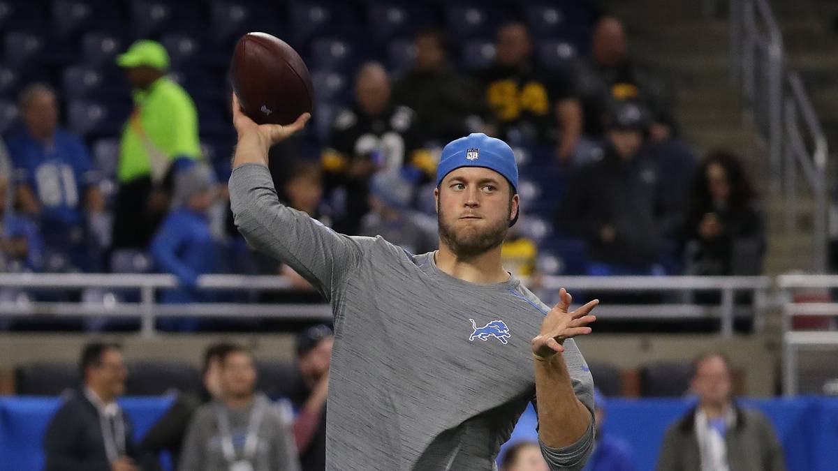 PLATZ 10 - Matthew Stafford (American Football, Detroit Lions): 59,5 Millionen US-Dollar
