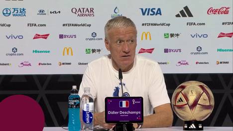 Didier Deschamps trifft mit Frankreich im WM-Finale 2022 auf Argentinien. Trainer Didier Deschamps erklärt, wie er sich auf die Partie vorbereitet und spricht über den Weg in das Endspiel.