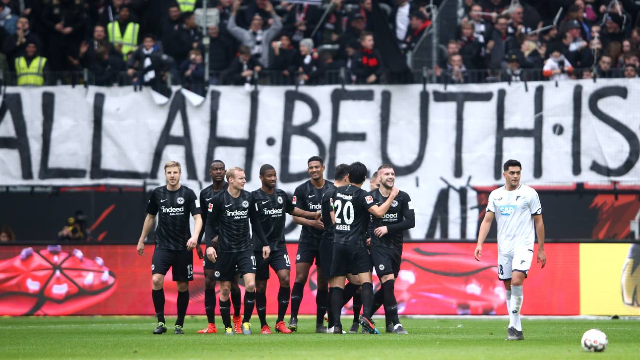 Frankfurt schockt Hoffenheim spät
