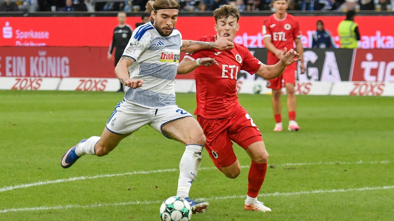 3. Liga: Duisburg gibt Sieg im Spitzenspiel aus der Hand