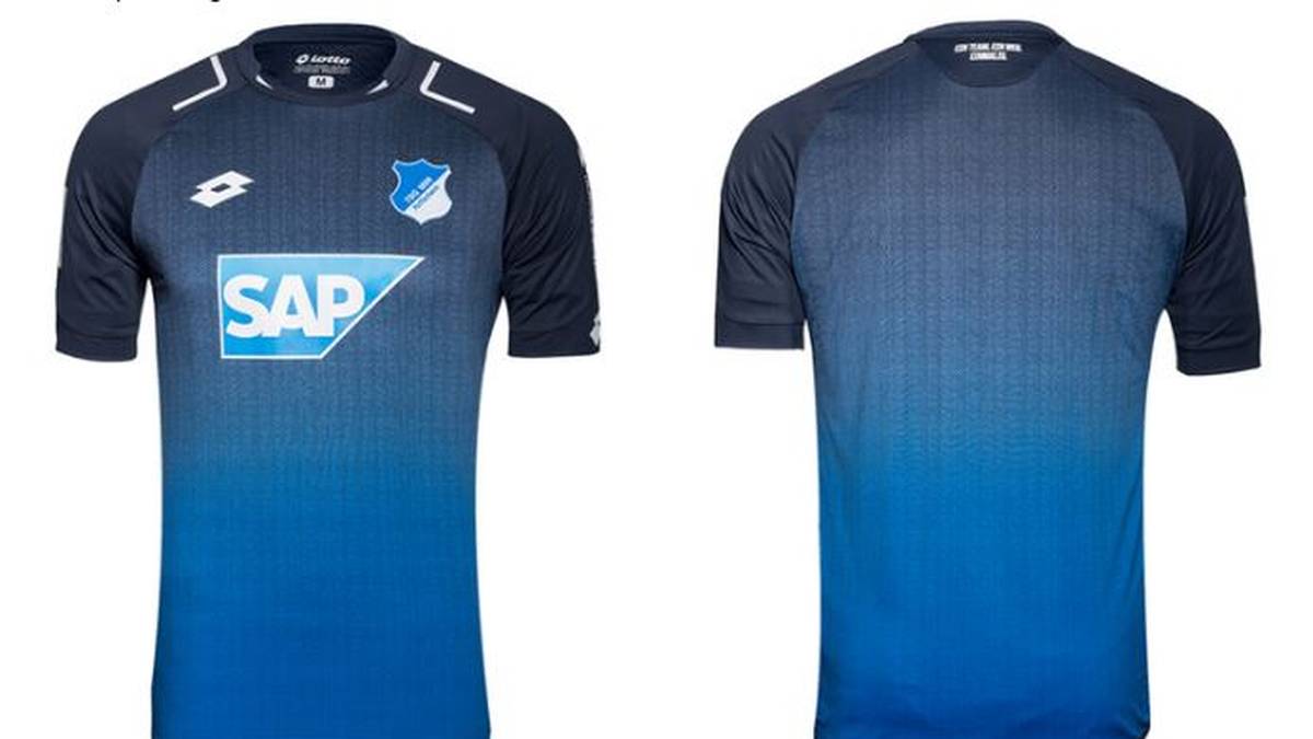 TSG HOFFENHEIM: Ein dunkelblauer bis hellblauer Farbverlauf zeichnet das neue Dress der Sinsheimer aus