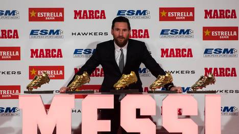 Lionel Messi gewann zum fünften Mal in seiner Karriere den goldenen Schuh