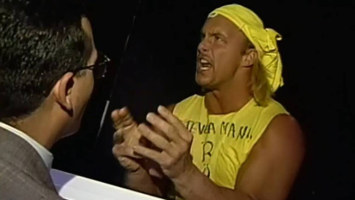 Steve Austin parodierte bei ECW seinen Kritiker Hulk Hogan