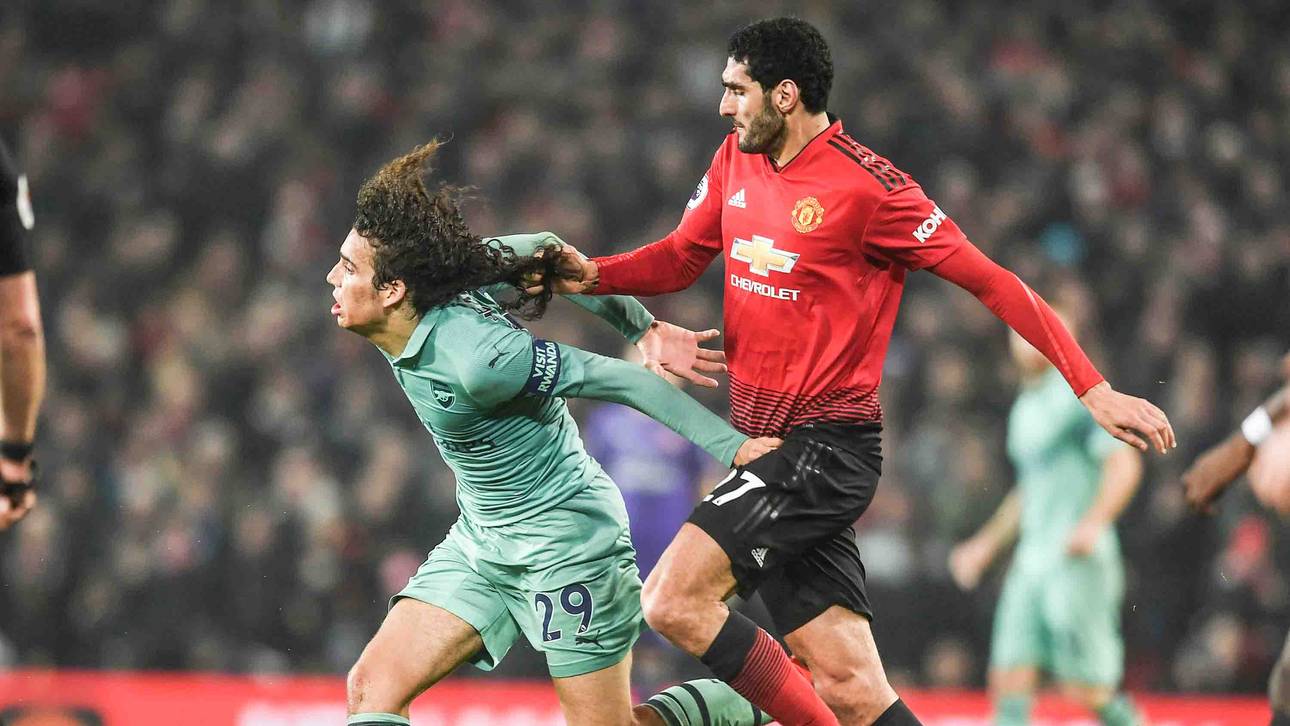 Nach Haar-Foul: Spott für Fellaini