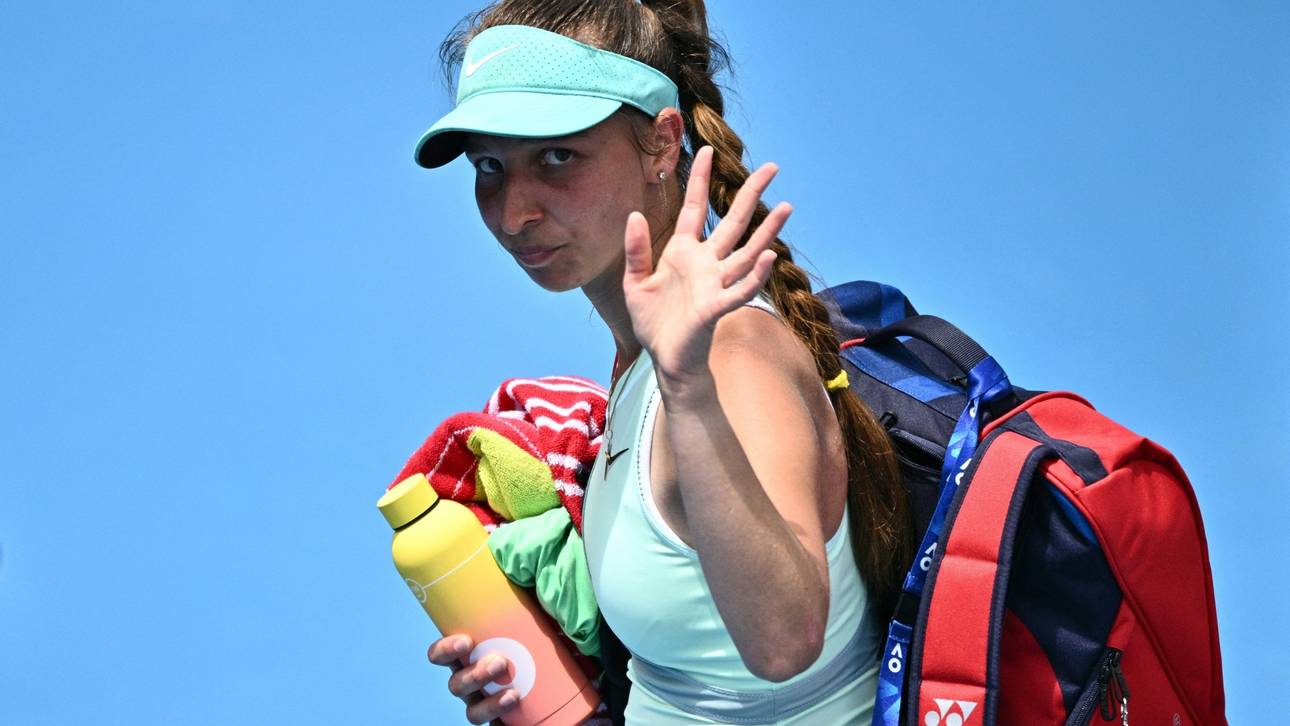 Deutscher Tennis-Profi früh raus