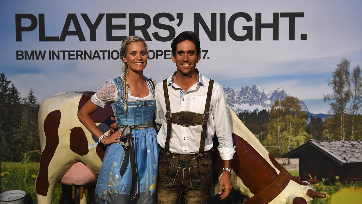 Rafael Cabrera-Bello und Freundin Sofia Lundstedt haben sich extra neu eingekleidet