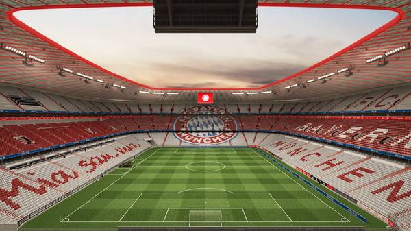 So soll die Allianz Arena des FC Bayern München nach dem Umbau ab Sommer 2018 aussehen
