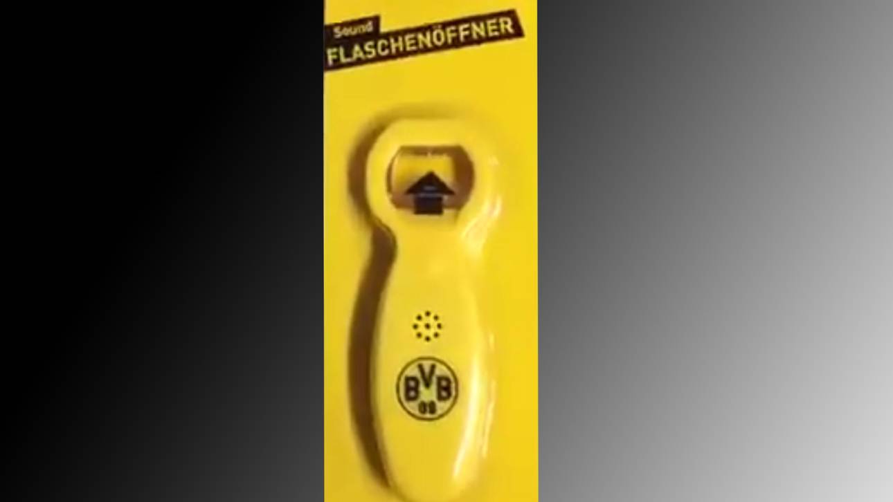 BVB-Flaschenöffner spielt S04-Hymne