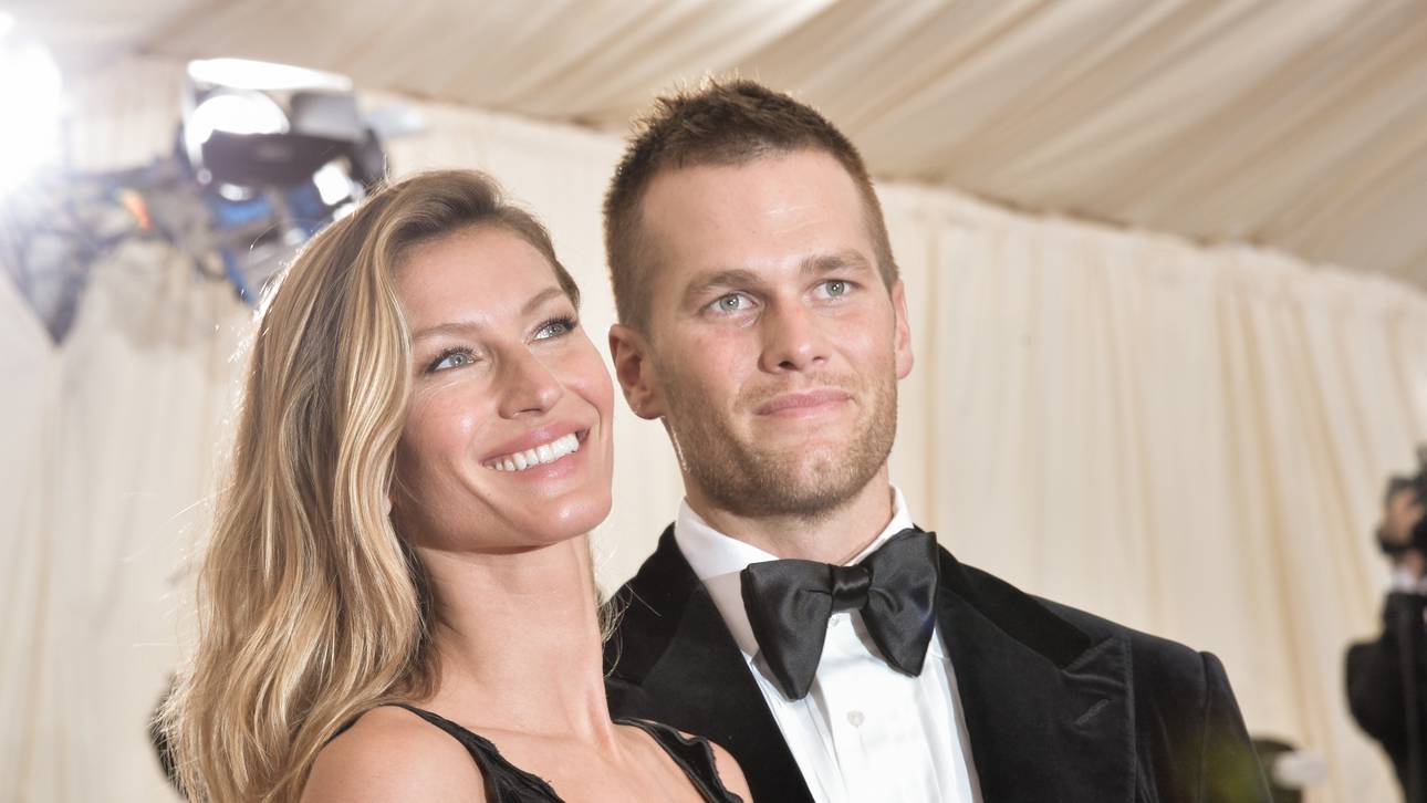 Tom Brady und Ehefrau Giselle Bündchen auf einer Gala